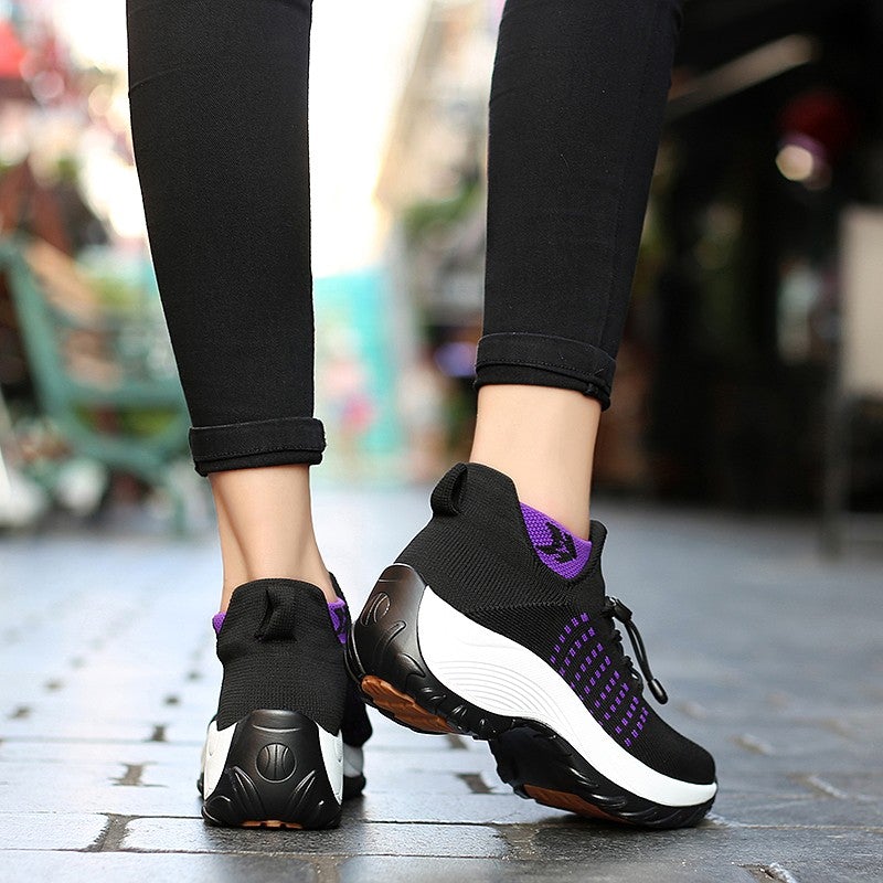 Chaussures Orthopédiques à lacets respirantes en maille d'air pour femmes